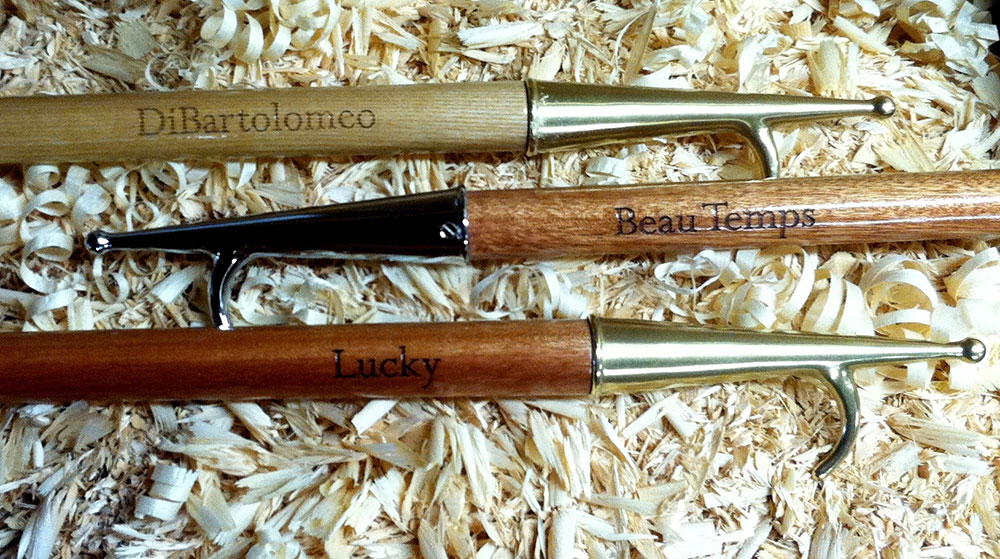 Custom Engraved Boat Hooks by Shaw and Tenney